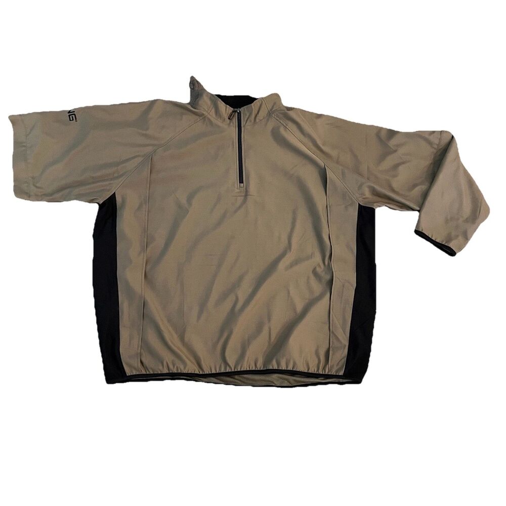 Ping Men’s Golf Windbreaker ‎ Jacket Convertible Sleeves Americana Patriotic